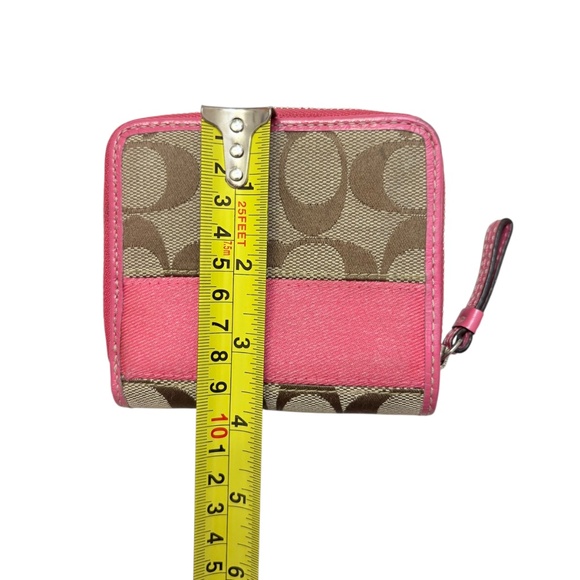 Coach y2k signature brown and pink wallet - Picture 4 of 9